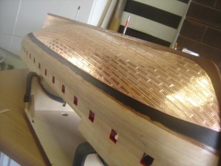 14 Copper wire fitted to two thirds port side small.JPG