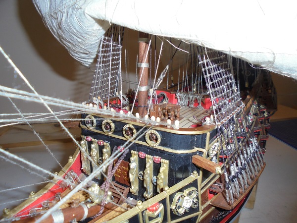 297. SotS Dec.2019. rope coils added to Foredeck.JPG