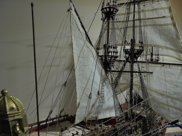 300. Lateen sail installed. Jan. 2020.JPG