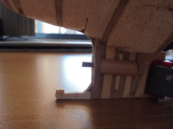 49. Rudder Frame prep.JPG