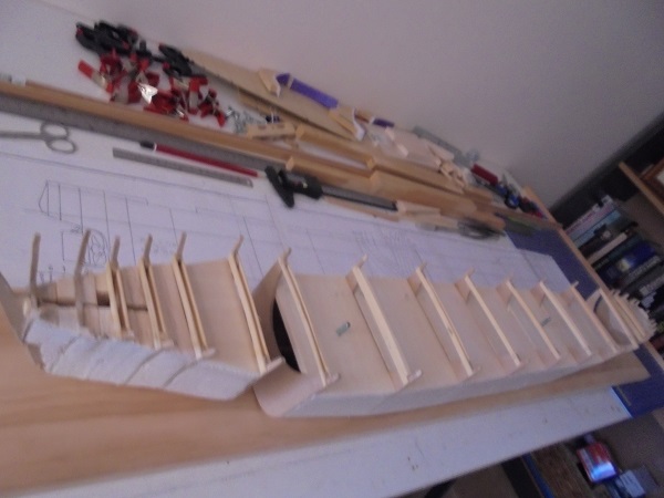 79. 3 hull sections trial fitted.JPG
