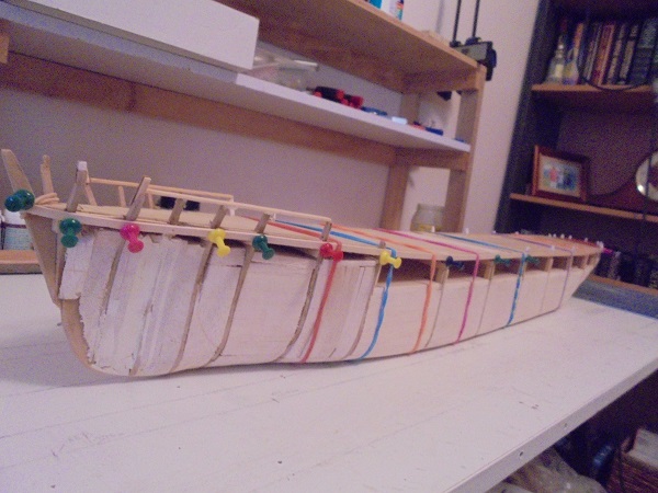 113. 1st guide plank installed. June 2021.JPG
