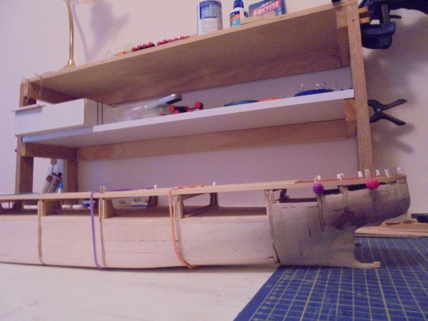 115. 1st guide plank installed. June 2021.JPG