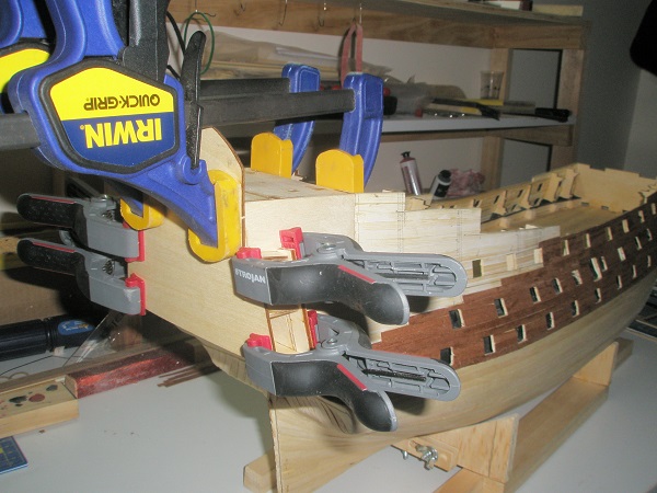 70. transom & gallery decks fitted 9-3-2015.JPG