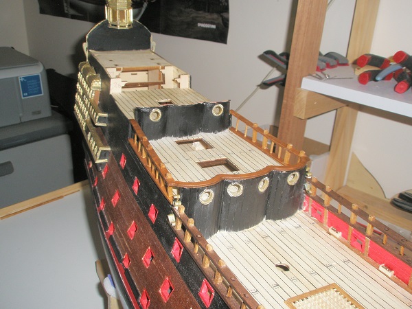 151. Q'deck handrails fitted.JPG