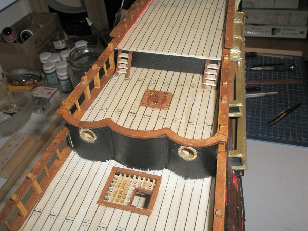 169. Upper q'ter deck ladders installed 5-12-2015.JPG