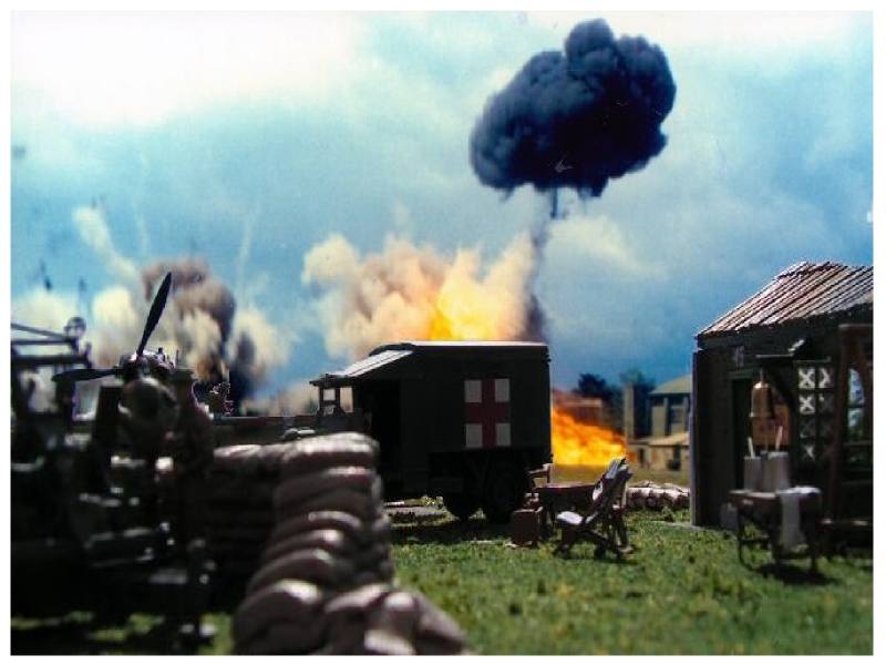 Hut with explosion 800x600.JPG